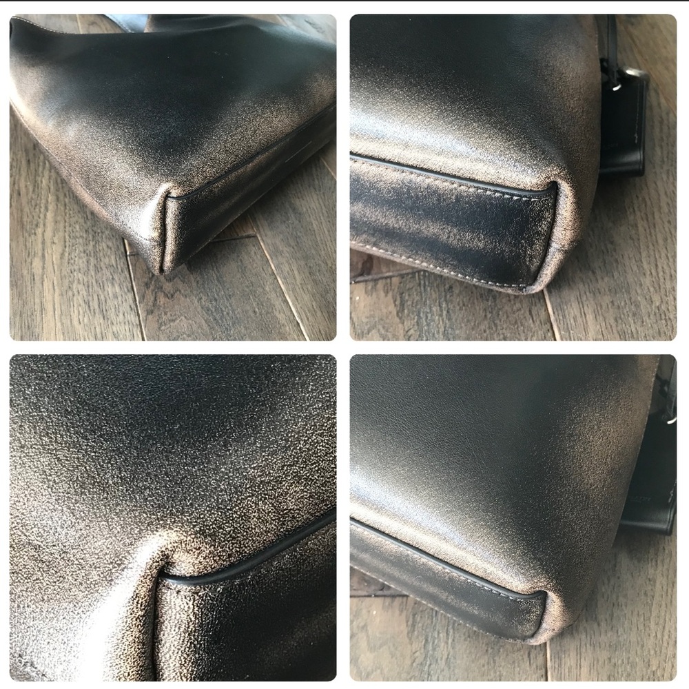 Coach Brooklyn 28 Shoulder Purse In Loved Leather With Charms - Picture 11 of 16